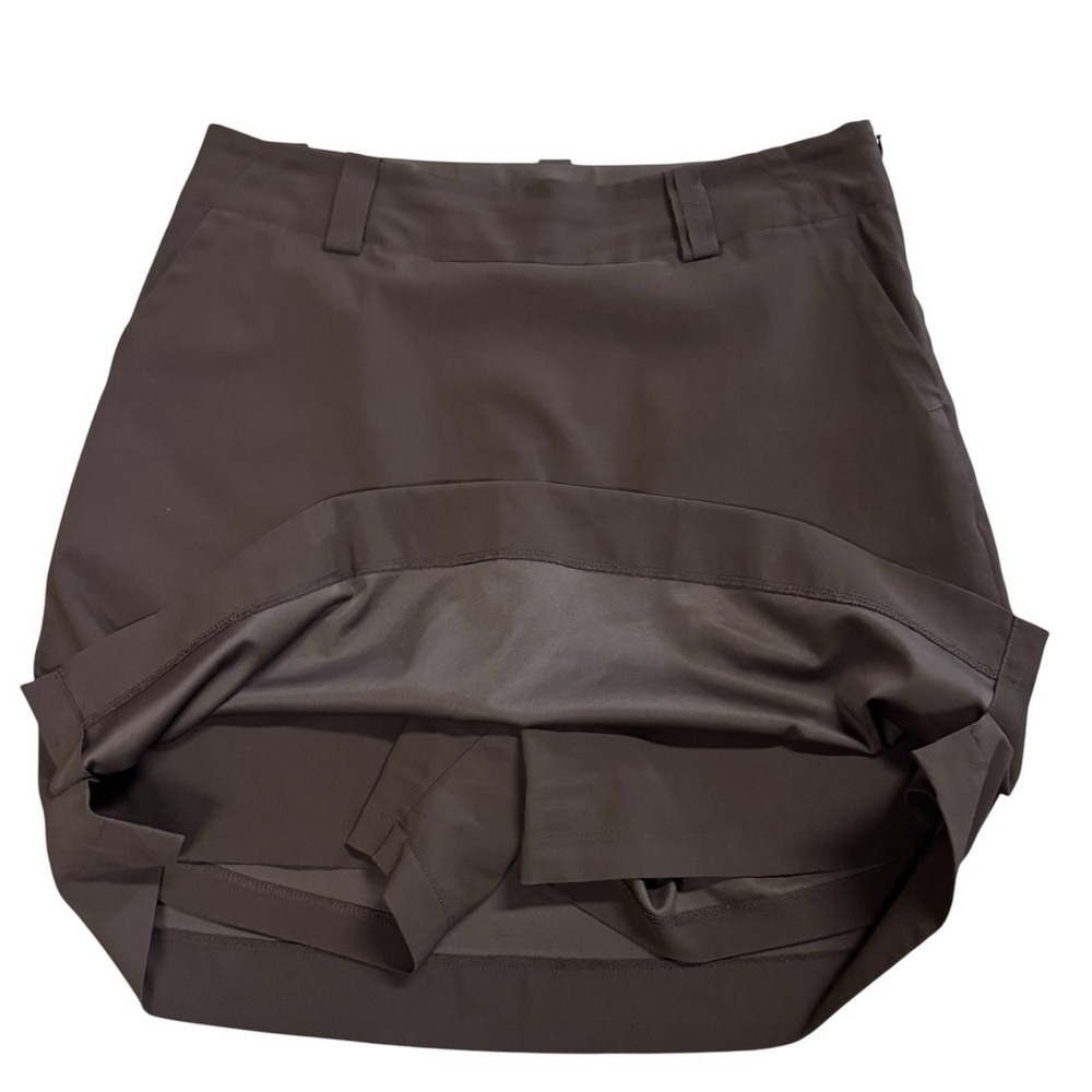 Nike Dri Fit Chocolate Brown Golf Athletic Skirt Skort Size 6 - Picture 2 of 7